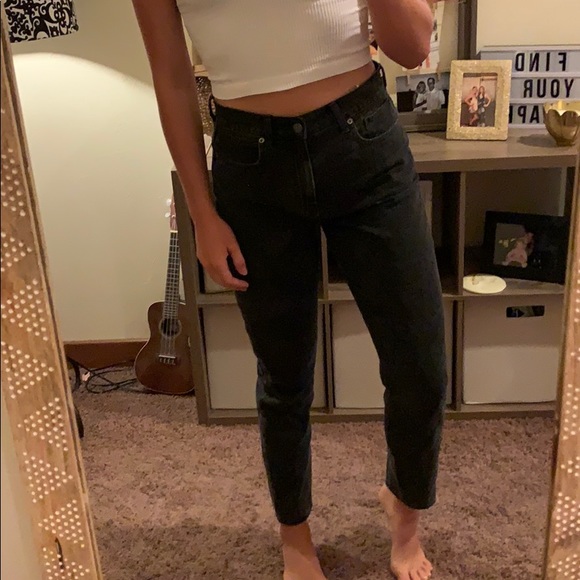 American Eagle Outfitters Denim - American Eagle black mom jeans